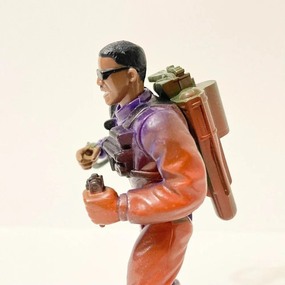 Vtg 1996 Men In Black Flame Blasting Jay Loose Action Figure Galoob - Picture 5 of 15